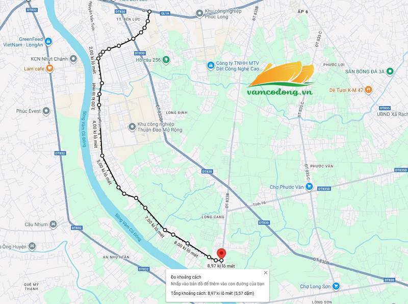 096.26.01 Hình vẽ vệ tinh đường tỉnh 830B